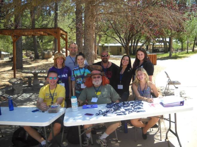 The staff of Chi-Rho Camp for the Christian Church (Disciples of Christ) in Arizona, June 2nd, 2013